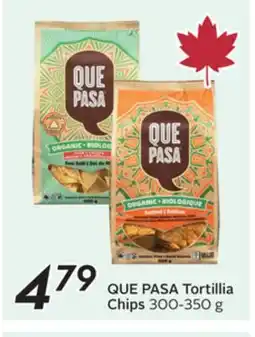 Sobeys QUE PASA Tortillia Chips offer