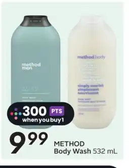Sobeys METHOD Body Wash offer