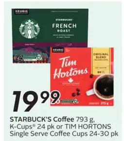 Sobeys STARBUCK'S Coffee offer