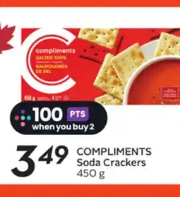 Sobeys COMPLIMENTS SODA CRACKERS offer