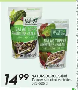 Sobeys NATURSOURCE Salad Topper offer