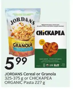 Sobeys JORDANS Cereal or Granola offer