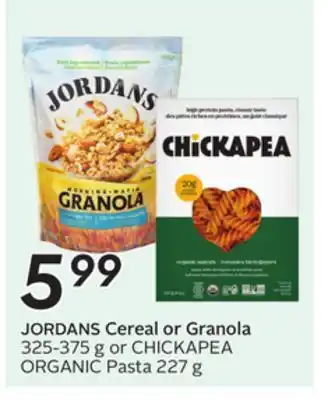 Sobeys JORDANS Cereal or Granola offer