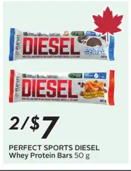 Sobeys PERFECT SPORTS DIESEL Whey Protein Bars offer