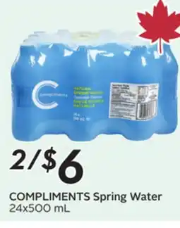 Sobeys Spring Water offer