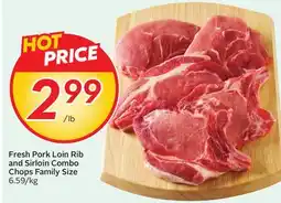 Sobeys Fresh Pork Loin Rib and Sirloin Combo Chops Family Size offer