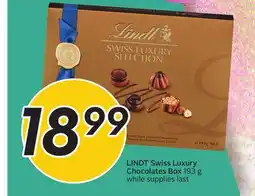 Sobeys Swiss Luxury Chocolates Box offer