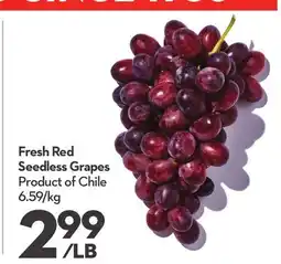 Longo's Fresh Red Seedless Grapes offer