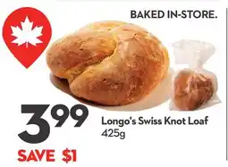 Longo's Longo's Swiss Knot Loaf offer