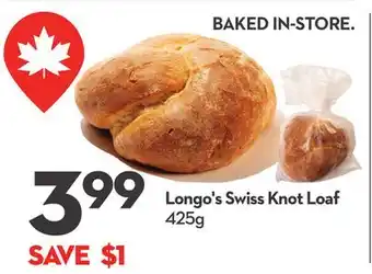 Longo's Longo's Swiss Knot Loaf offer