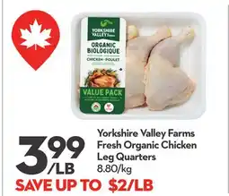Longo's Fresh Organic Chicken Leg Quarters offer