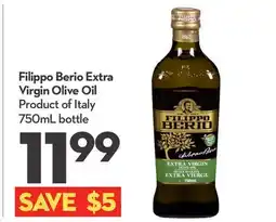 Longo's Filippo Berio Extra Virgin Olive Oil offer