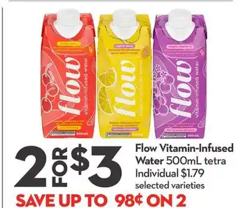 Longo's Vitamin-Infused Water offer
