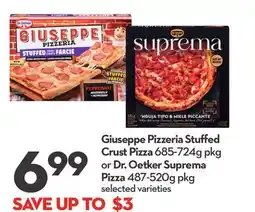 Longo's Stuffed Crust Pizza 685-724g pkg or Suprema Pizza 487-520g pkg offer