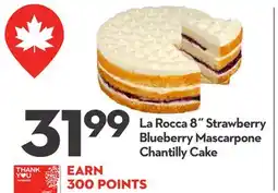 Longo's La Rocca 8˝ Strawberry Blueberry Mascarpone Chantilly Cake offer