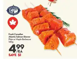 Longo's Fresh Canadian Atlantic Salmon Skewer offer