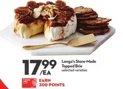 Longo's Store-Made Topped Brie offer