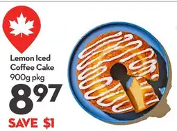 Longo's Lemon Iced Coffee Cake offer