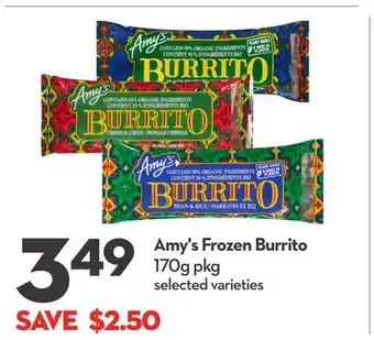 Longo's Frozen Burrito offer