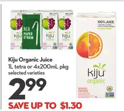 Longo's Organic Juice offer