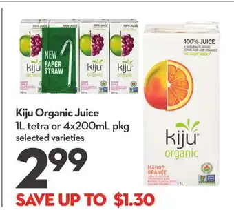 Longo's Organic Juice offer