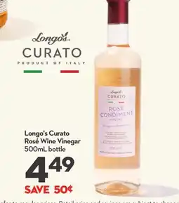 Longo's Longo's Curato Rosé Wine Vinegar offer