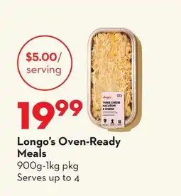 Longo's Longo's Oven-Ready Meals offer