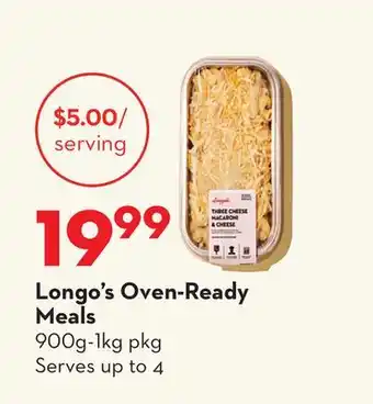 Longo's Longo's Oven-Ready Meals offer