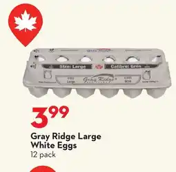 Longo's Gray Ridge Large White Eggs offer