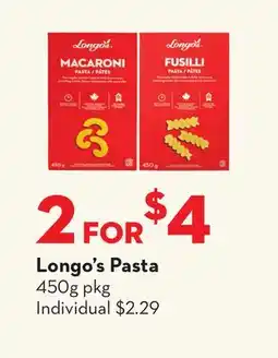 Longo's Longo's Pasta offer