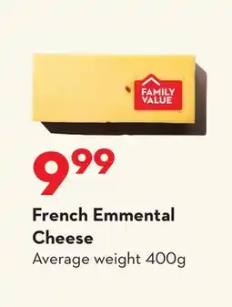 Longo's French Emmental Cheese offer