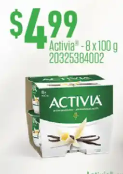 Fortinos ACTIVIA , 8 X 100 G offer