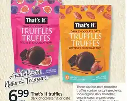 Fortinos THAT'S IT TRUFFLES offer