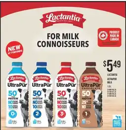 Fortinos Lactantia Ultrapur Milk, 1.5 L offer