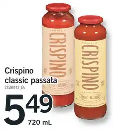 Fortinos CRISPINO CLASSIC PASSATA, 720 mL offer