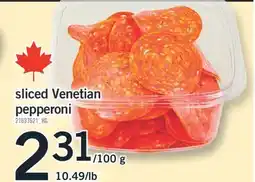 Fortinos SLICED VENETIAN PEPPERONI offer