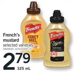 Fortinos FRENCH'S MUSTARD, 325 mL offer