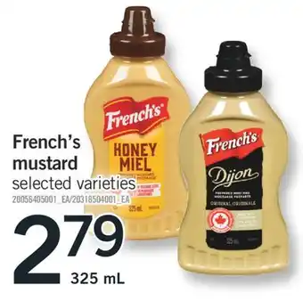 Fortinos FRENCH'S MUSTARD, 325 mL offer