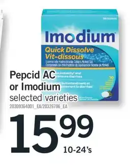 Fortinos PEPCID AC OR IMODIUM, 10-24's offer