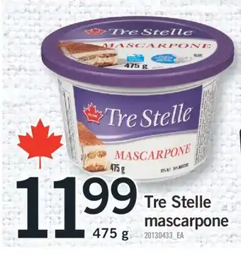 Fortinos TRE STELLE MASCARPONE, 475 g offer