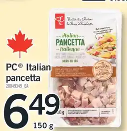 Fortinos PC ITALIAN PANCETTA, 150 g offer