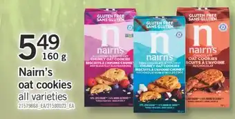 Fortinos NAIRN'S OAT COOKIES OAT, 160 G offer