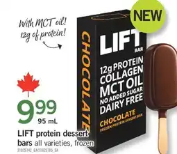 Fortinos LIFT PROTEIN DESSERT BARS, 95 ML offer