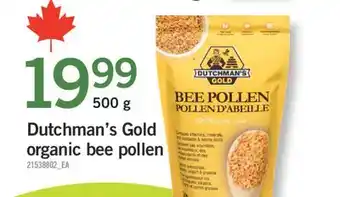 Fortinos DUTCHMAN'S GOLD ORGANIC BEE POLLEN, 500 G offer