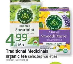 Fortinos TRADITIONAL MEDICINALS ORGANIC TEA, 16'S offer