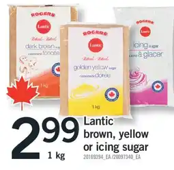 Fortinos LANTIC BROWN, YELLOW OR ICING SUGAR, 1 Kg offer