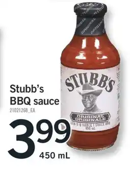Fortinos STUBB'S BBQ SAUCE, 450 mL offer