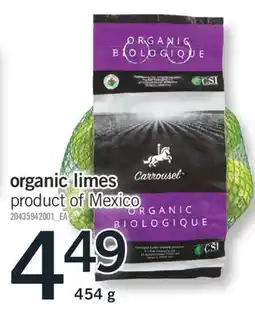 Fortinos ORGANIC LIMES, 454 g offer