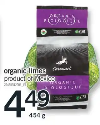 Fortinos ORGANIC LIMES, 454 g offer