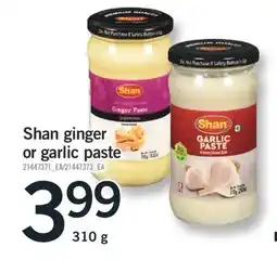 Fortinos SHAN GINGER OR GARLIC PASTE offer